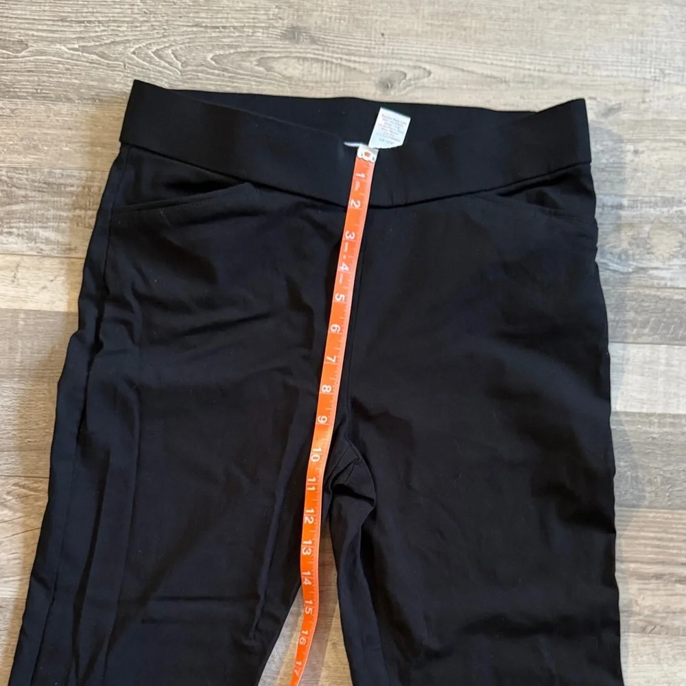 Coral Bay Black Straight-Leg Pants Size 8P - Picture 7 of 10